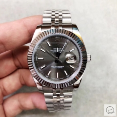 U1 Factory Rolex Oyster Perpetual Datejust 41MM Dark Rhodium Dial Automatic Stainless Steel Jubilee Bracelet Mens Watch AJL215489756940