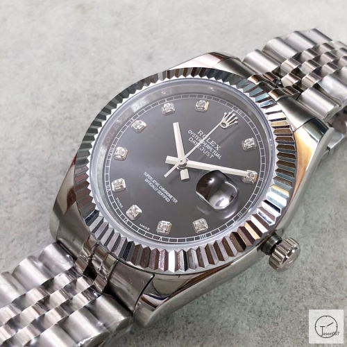 U1 Factory Rolex Oyster Perpetual Datejust 41MM Black Diamond Dial Automatic Stainless Steel Jubilee Bracelet Mens Watch AJL215389756940