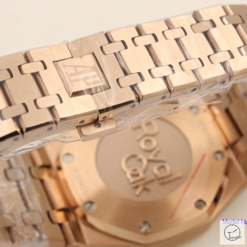 Audermars Piguet Royal Oak 41MM Quartz Chronograph Rose Gold Black Face Mens Watch AU3161987100