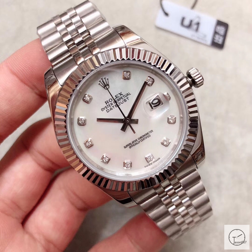 U1 Factory Rolex Oyster Perpetual Datejust 41MM White Shell Dial ...