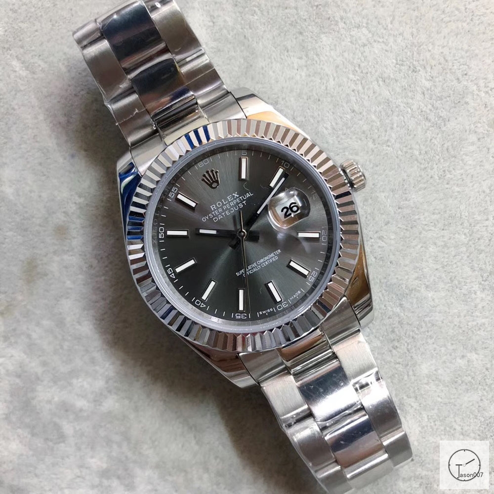 U1 Factory Rolex Oyster Perpetual Datejust 41MM Dark Rhodium Dial Automatic Stainless Steel Mens Watch AJL215289756940