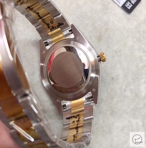 U1 Factory Rolex Oyster Perpetual Datejust 41MM Two Tone Black Roman Dial Automatic Stainless Steel Mens Watch AJU217458975640