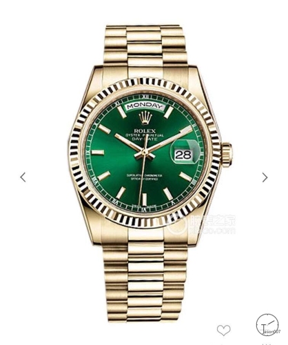 U1 Factory Rolex Day Date Gold Steel 40MM New Green Dial Automatic Movement Stainless Steel Jubilee Bracelet Mens Watches AU2239859760