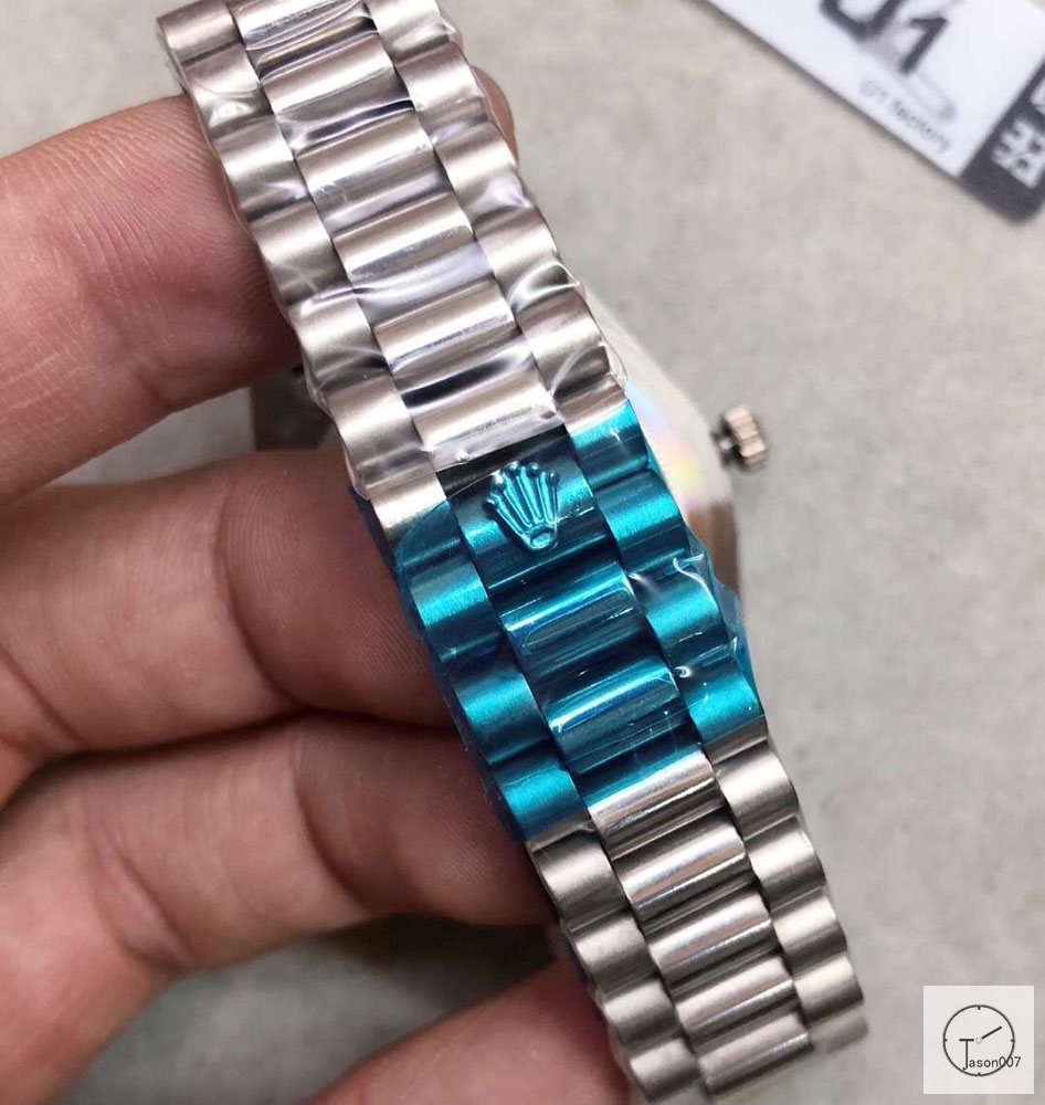 U1 Factory Rolex Day Date Steel 40MM New Blue Roman Number Dial Automatic Movement Stainless Steel Mens Watches AU2212859740