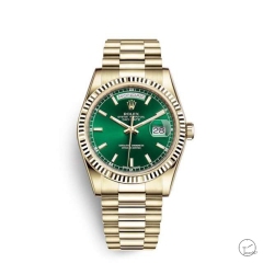U1 Factory Rolex Day Date Gold Steel 40MM New Green Dial Automatic Movement Stainless Steel Jubilee Bracelet Mens Watches AU2239859760