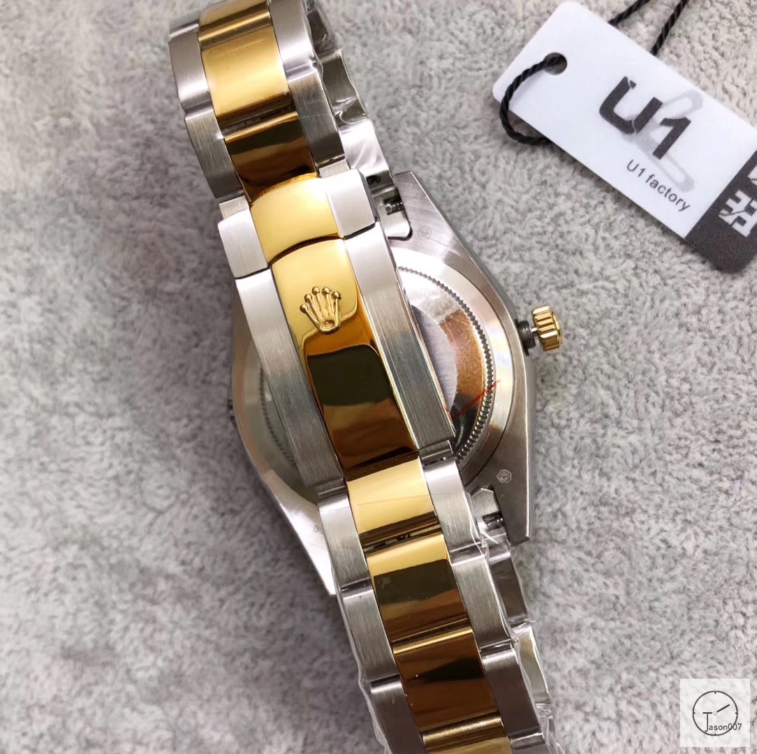 U1 Factory Rolex Day Date Gold Steel 40MM New Black Limited Dial Automatic Movement Stainless Steel Jubilee Bracelet Mens Watches AU2224859760