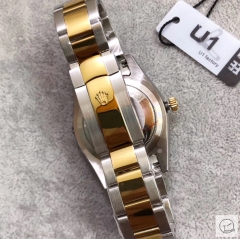 U1 Factory Rolex Day Date Gold Steel 40MM New Black Limited Dial Automatic Movement Stainless Steel Jubilee Bracelet Mens Watches AU2224859760