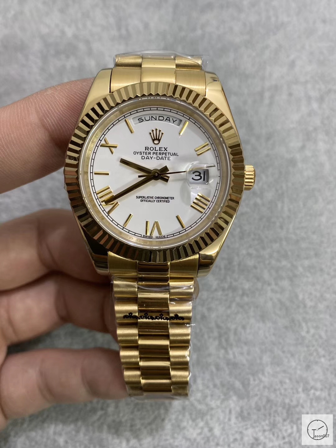U1 Factory Rolex Day Date Two Tone Steel 40MM New Silver Roman Dial Automatic Movement Stainless Steel Jubilee Bracelet Mens Watches AU222859760
