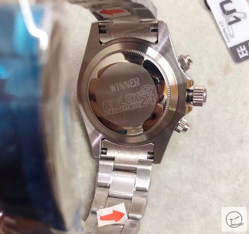 U1 Factory Rolex Daytona White Dial Ceramic Bezel Automatic Movement Stainless Steel Jubilee Bracelet Mens Watches AU2250859765