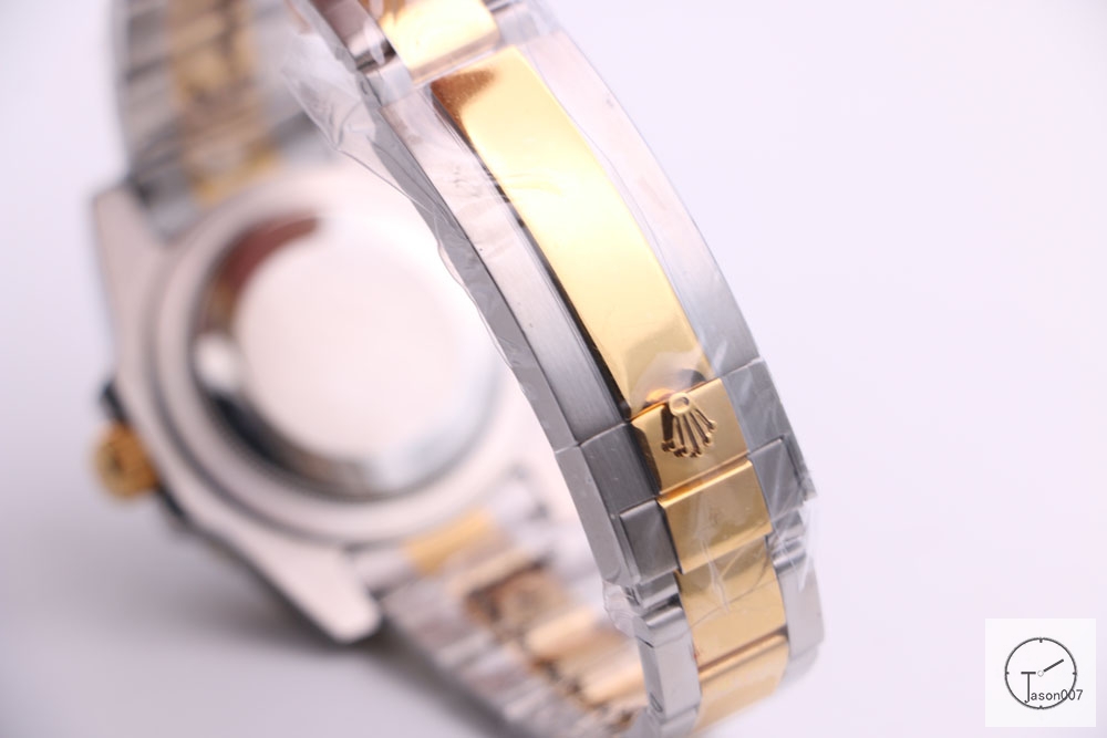 Rolex Submariner Two Tone Ceramic Bezel Black Dial Men's Watch 116613 Stainless Rubber Strap SAAYZ269681679450