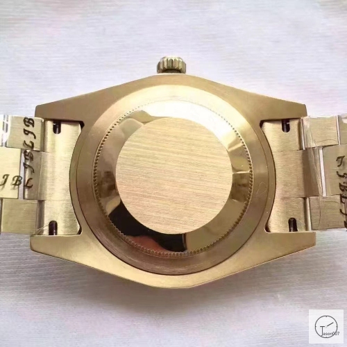 ROLEX Day Date 40mm 18K Gold Case Black Dial Big Diamond Bezel Automatic Limited Stainless Steel AYZ2477902036860