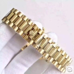 ROLEX Day Date 40mm 18K Gold Case Blue Dial Big Diamond Bezel Automatic Limited Stainless Steel AYZ3464902036820