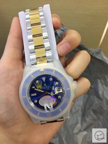 U1 Factory ROLEX SUBMARINER 116613 SUNBURST BLUE Diamond Dial AU23637856570