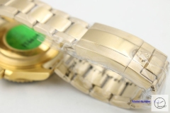ROLEX GMT MASTER II 18k Gold Ceramic Bezel Green Dial 116718 Automatic Movement Oyster Band AAYZ261481679470