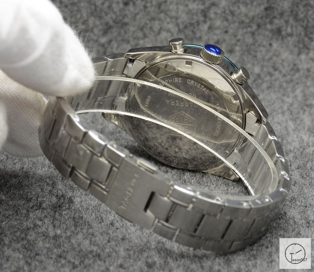 Tag Heuer Carrera Caliber 16 Day Date Quartz Chronograph Silver Dial Men's Watch AHGT215395850