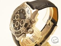 ROLEX Cosmograph Daytona Silver Dial Automatic Movement Brown Leather Strap Oyster Bracelet Automatic Men's Watch 116519 AAYZ25268579420