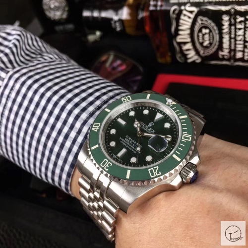 U1 Factory ROLEX Submariner Green Hulk Ceramic Bezel Green Dial Oyster Bracelet Automatic Men's Watch Jubilee Strap 116610 AU2357856550