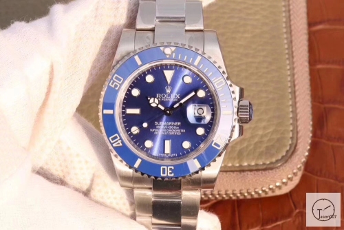 U1 Factory ROLEX Submariner Date Blue Dial White Gold Oyster Bracelet Automatic Men's Watch 116619BLSO AU23497856550