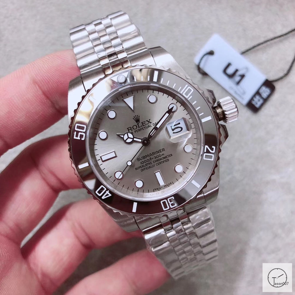 U1 Factory ROLEX Submariner Gray Ceramic Bezel Gray Dial Oyster Bracelet Automatic Men's Watch Jubilee Strap 116610 AU23607856560