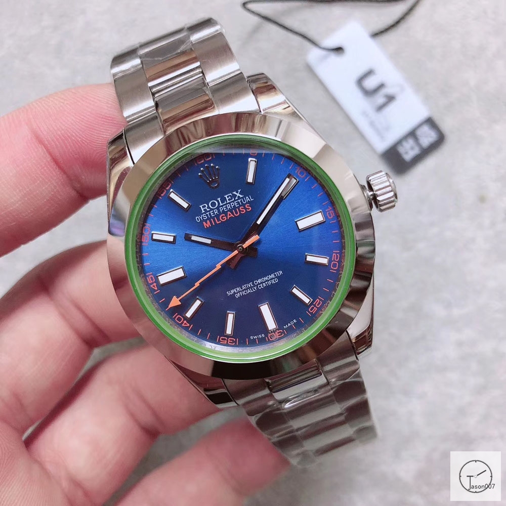 U1 Factory ROLEX MILGAUSS 116400 Blue AND ORANGE AU13317856590