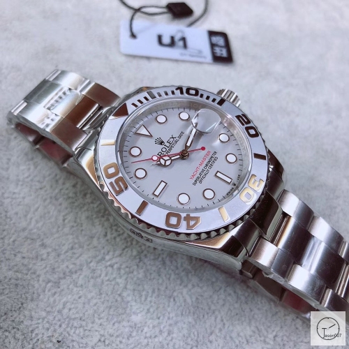 U1 Factory Rolex Yacht-Master 40 Platinum Dial Stainless Steel Oyster Bracelet Automatic Men's Watch 116622PLSO AU23807856560