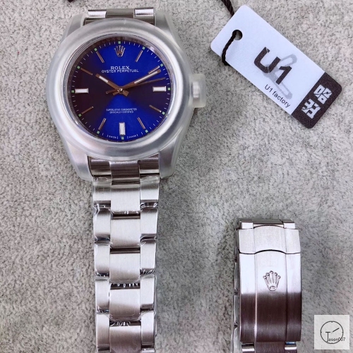 U1 Factory Rolex 114300 39mm Oyster Perpetual with Blue Dial - 114300 AU13347856590
