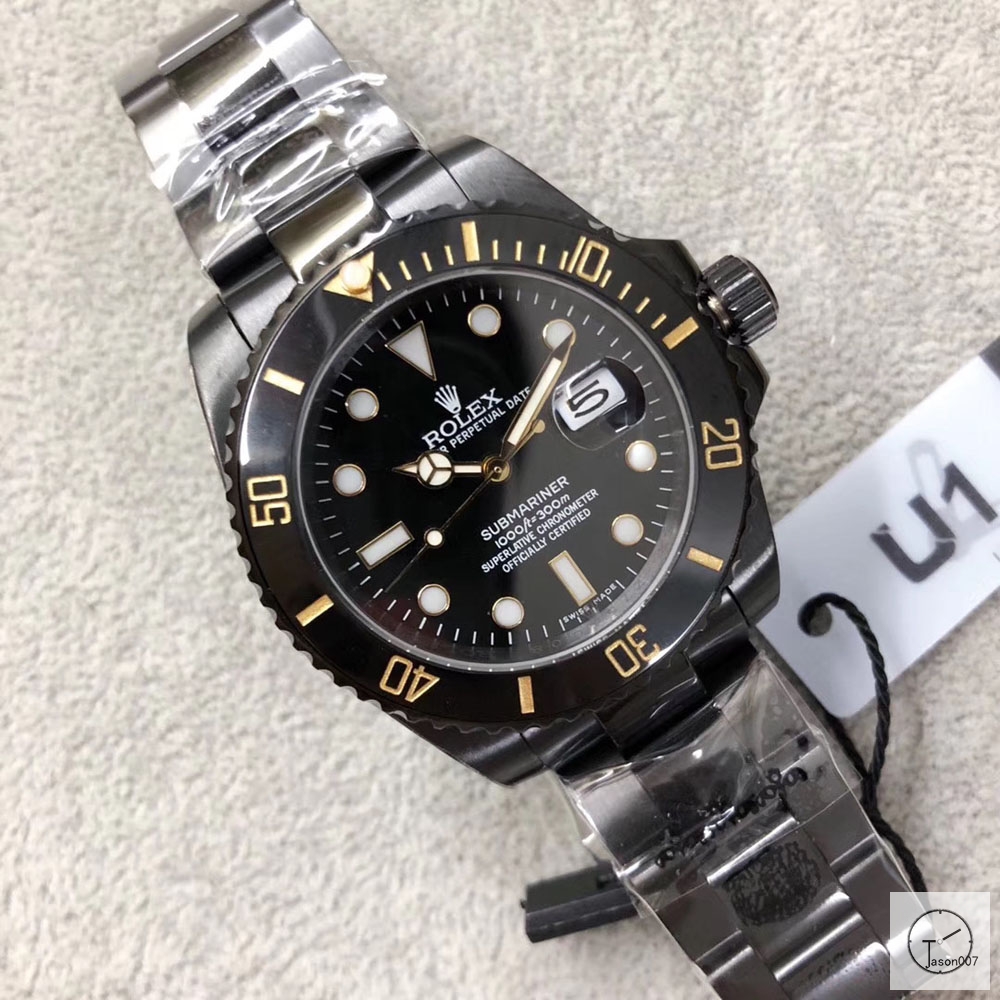 U1 Factory ROLEX SUBMARINER 116610 PVD Ceramic Bezel Black Dial AU23697856570