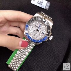 U1 Factory Rolex GMT Master II Black Blue Batman Bezel Meteorite Dial Oyster Bracelet Steel Men's Watch 126710blnr Jubilee Strap AU33127856505