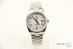 ROLEX Day Date 40mm Silver New Roman Dial Automatic Limited Stainless Steel AYZ1405202031820