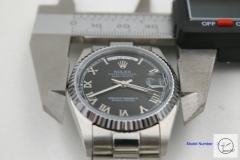 ROLEX Day Date 36mm Black Dial Automatic Limited Stainless Steel AYZ1395202031800