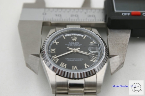 ROLEX Day Date 36mm Black Dial Automatic Limited Stainless Steel AYZ1395202031800