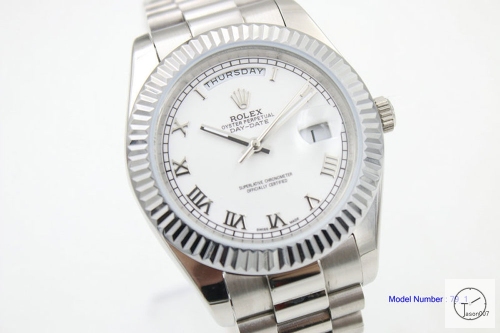 ROLEX Day Date 40mm Silver Roman Dial Automatic Limited Stainless Steel AYZ140202031820