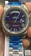 ROLEX Day Date 40mm Blue Dial Automatic Limited Stainless Steel AYZ1416202031820
