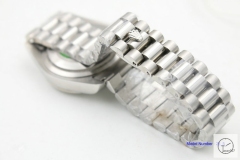 ROLEX Day Date 36mm Silver Dial Diamond Bezel Limited Stainless Steel AYZ1393202031830
