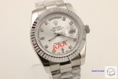ROLEX Day Date 36mm Silver Dial Stainless Steel AYZ1390202031800