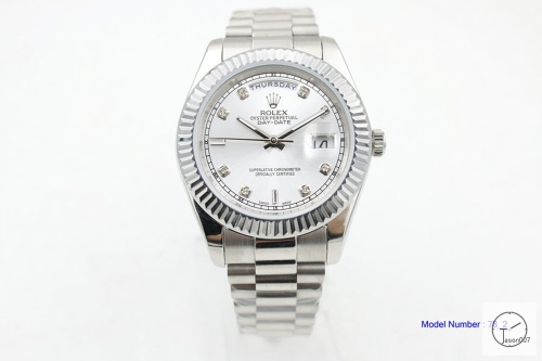 ROLEX Day Date 40mm Silver Dial Automatic Limited Stainless Steel AYZ1401202031820