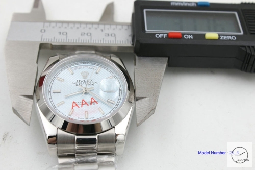 ROLEX Day Date 36mm Blue Dial Diamond Bezel Limited Stainless Steel AYZ1394202031800