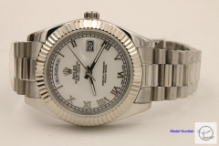 ROLEX Day Date 40mm White Roman Dial Automatic Limited Stainless Steel AYZ1403202031820