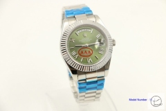ROLEX Day Date 40mm Green Roman Dial Automatic Limited Stainless Steel AYZ1404202031820