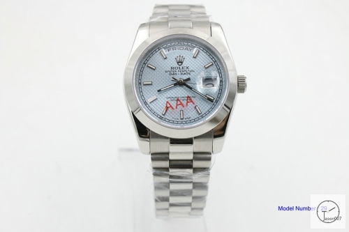 ROLEX Day Date 36mm Blue Dial Diamond Bezel Limited Stainless Steel AYZ1394202031800