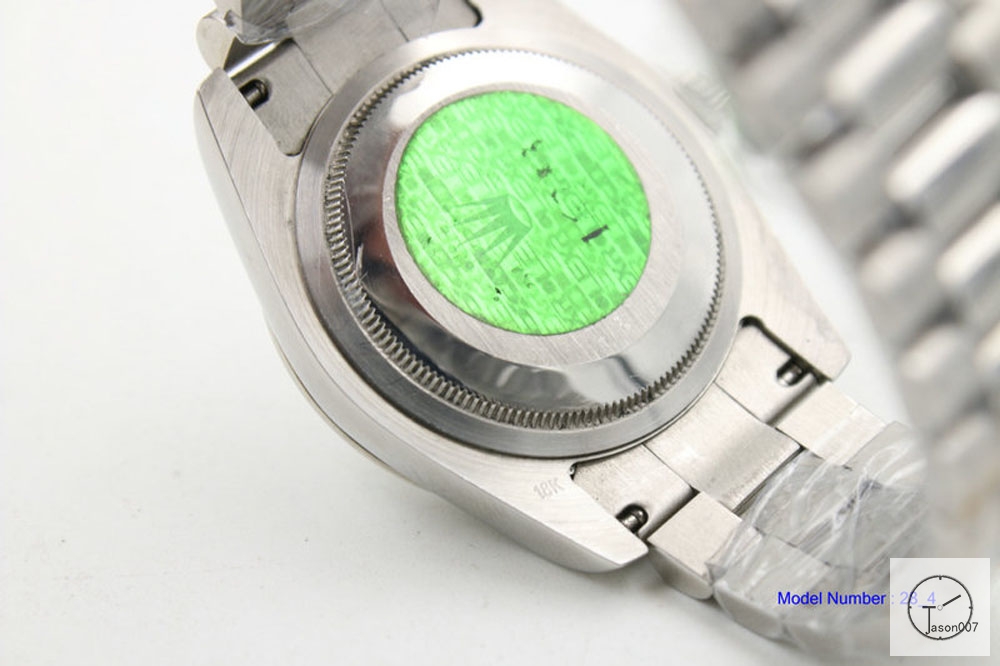 ROLEX Day Date 36mm Silver Dial Diamond Bezel Limited Stainless Steel AYZ1393202031830