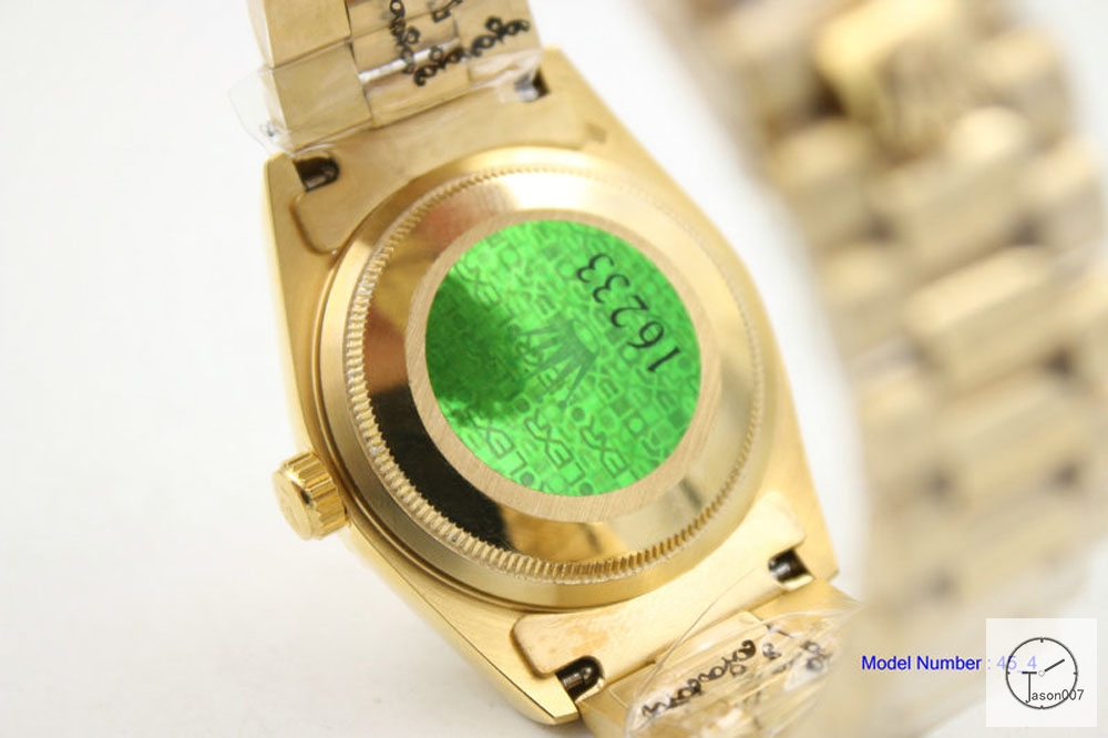 ROLEX Day Date 36mm 18K Gold Case Gold Dial Automatic Limited Stainless Steel AYZ243302036820
