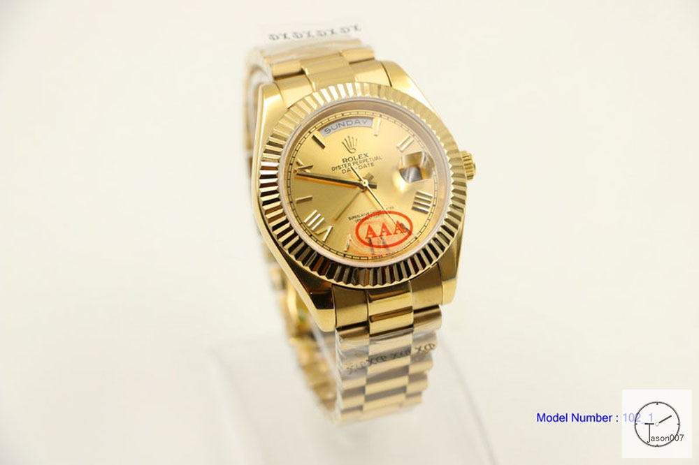 ROLEX Day Date 40mm 18K Gold Case Gold Dial Automatic Limited Stainless Steel AYZ2456902036860