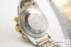 Rolex Cosmograph Daytona White Dial Stainless steel and 18K Yellow Gold Oyster Bracelet Automatic Men's Watch 116523WSO AAYZ25418579440