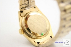 ROLEX Day Date 36mm 18K Gold Case Gold Roman Dial Automatic Limited Stainless Steel AYZ243802036820