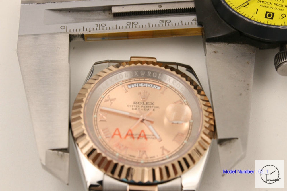 ROLEX Day Date 40mm Tow Tone Everose Gold Dial Automatic Limited Stainless Steel AYZ142402031840