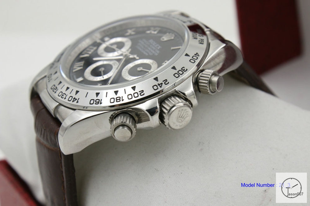 ROLEX Cosmograph Daytona Black Roman Number Dial Stainless Steel Oyster Bracelet Automatic Men's Watch 116519 AAYZ28569420