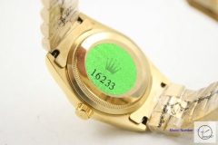 ROLEX Day Date 36mm 18K Gold Case Gold Dial Automatic Limited Stainless Steel AYZ243402036820