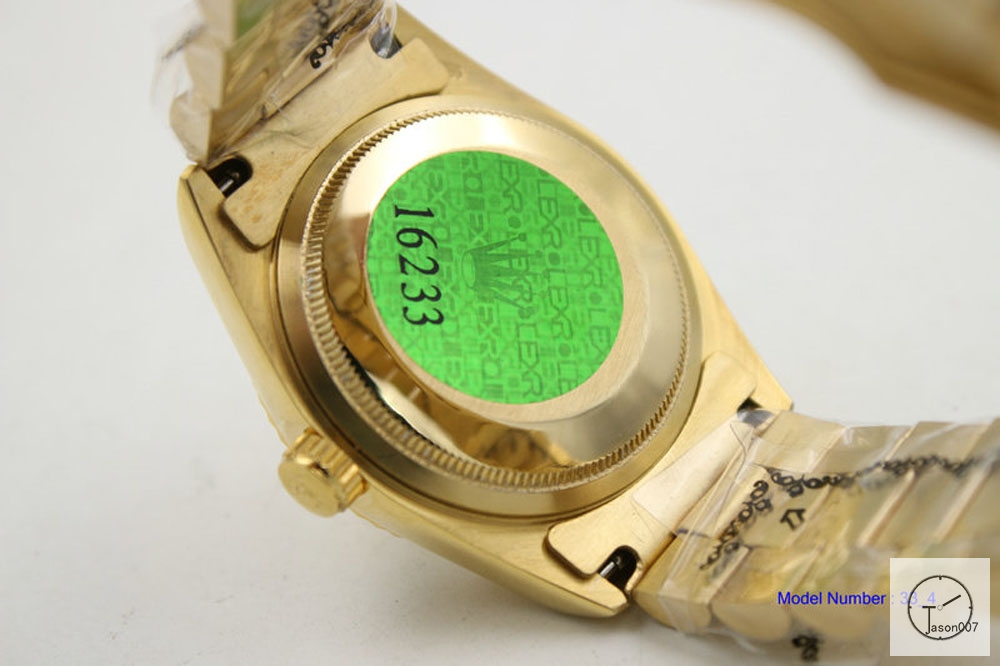 ROLEX Day Date 36mm 18K Gold Case Gold Dial Automatic Limited Stainless Steel AYZ243102036820