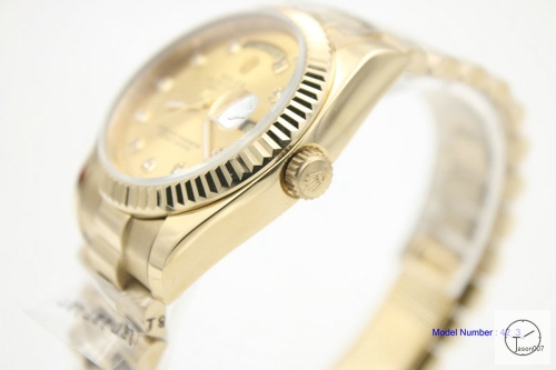 ROLEX Day Date 36mm 18K Gold Case Gold Dial Automatic Limited Stainless Steel AYZ2432302036820